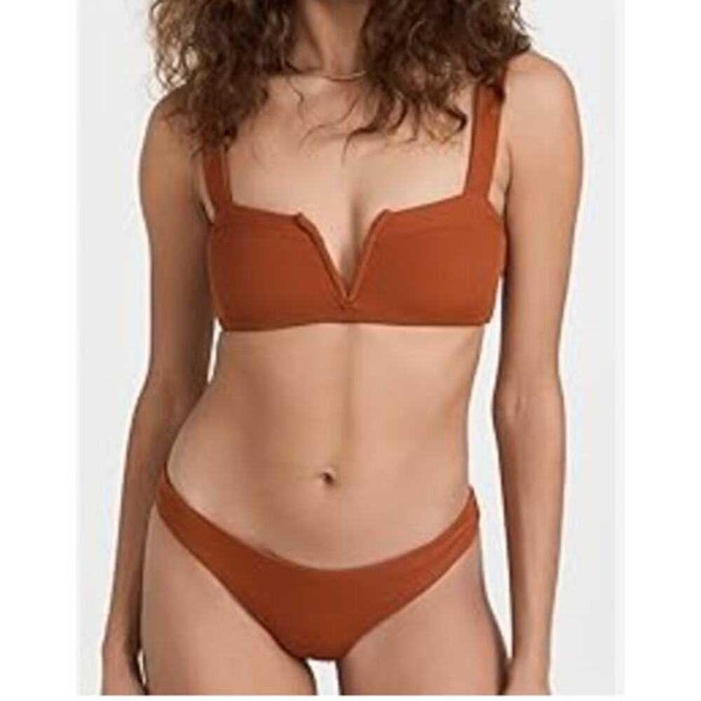 l*space lee brown red bikini top